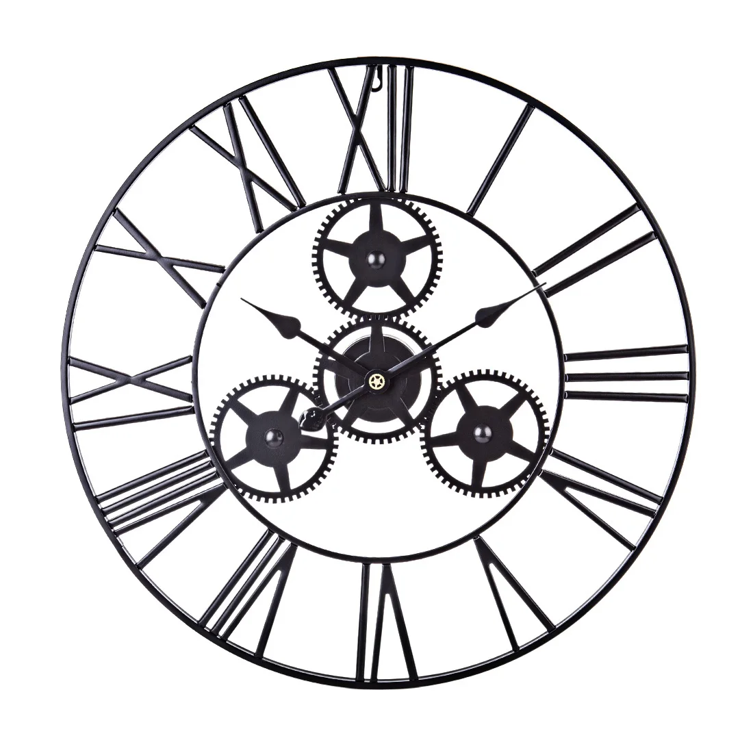 Новинка хит 1 шт. 50 см 20 дюймов кованое железо полое зубчатое колесо римские цифры