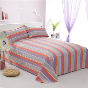 Handmade Thick Coarse Cloth Bed Sheet without Stitching Coarse Cloth Bed Sheet cover bed  Jacquard  100% Cotton  Plain