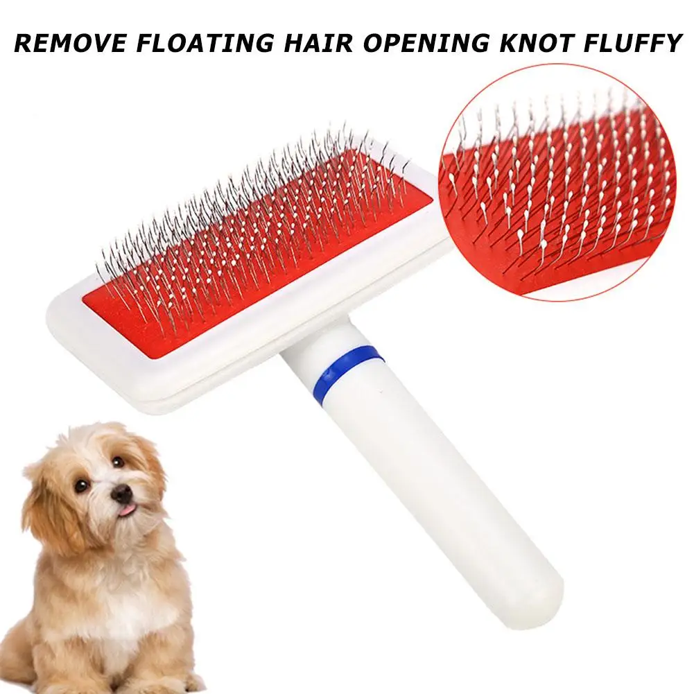 

Dog Cat Needle Comb Puppy Hair Remover Brush Pets Beauty Grooming Supplies