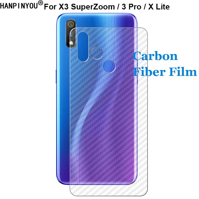 Прочная задняя пленка из углеродного волокна для Realme X3 SuperZoom / 3 Pro X Lite не