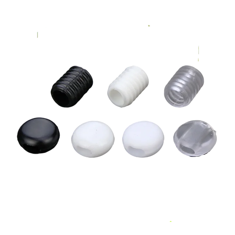 1000 шт. пробки для шнура с плоской пряжкой спиральная Пряжка бусины