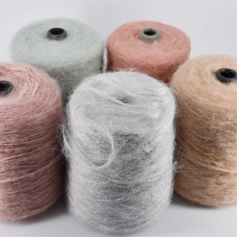 Плюшевая пряжа Альпака ручное вязание шерсть пушистые крючком кружевная линия