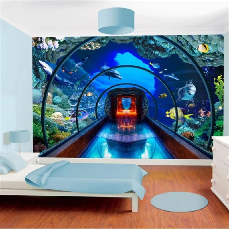 Пользовательские обои 3d фото фрески лошадь стерео креативное пространство