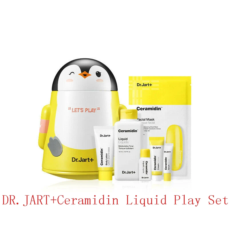 Liquid Play Set DR. JART+ Ceramidin крем игровой набор/Ceramidin жидкий игровой набор отбеливающая маска для лица увлажняющий крем Сыворотка для лица корейская косметика - Цвет: Liquid Play Set