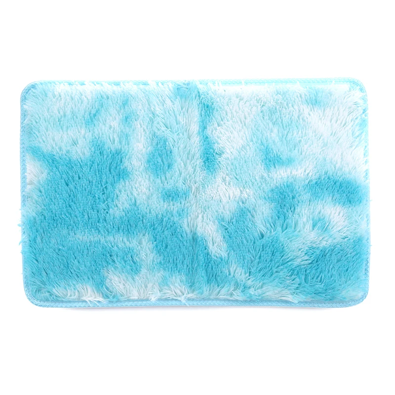 Living Room Long Hair Washable Carpet Encryption Thickening Mat Soft And Comfortable Blanket Mottled Tie Dyed Gradient Rug | Дом и сад