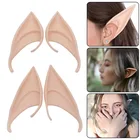 Таинственные уши ангела эльфа, латексные уши для костюм феи, аксессуары для Хэллоуина, реквизит для фотографий, игрушки для взрослых и детей