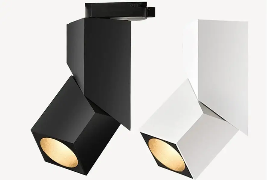 10 шт. COB LED трек свет арт куб потолочная поверхность монтируется Светодиодный