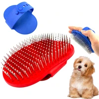 pet rubber glove hair fur grooming massaging massage pin dog cat bath brush comb pet shower dog brush pets supplies
