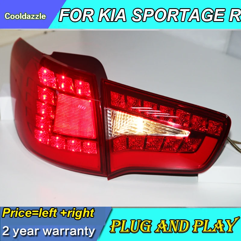 Задний светодиодный фонарь для KIA Sportage 2009-2013 года красный задний 1 комплект |