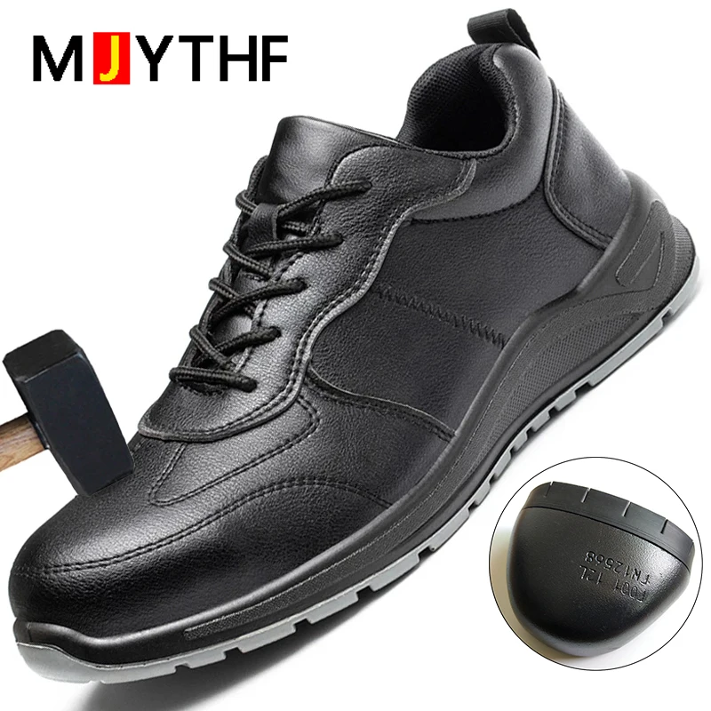 Steel Toe Shoes Work Shoes Sneakers Male Anti-puncture Indes
