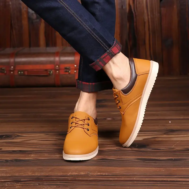 

New Men Dress shoes formal shoes men's Handmade business shoes wedding shoes Big Size Genuine Leather Lace-up Male ghn89