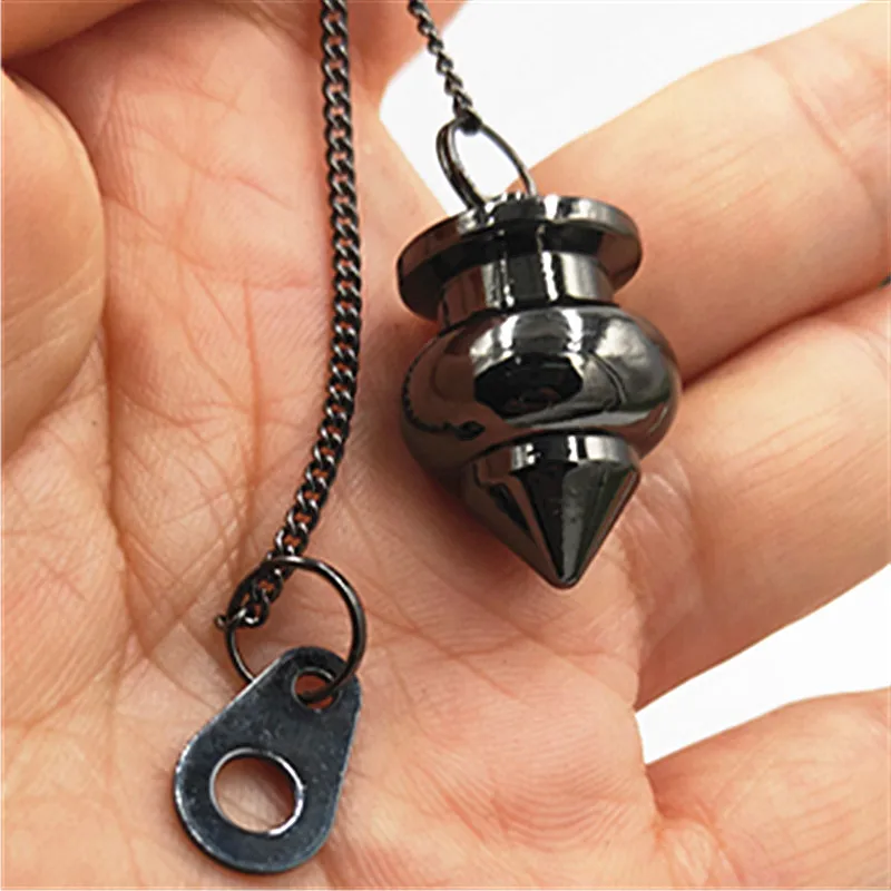 

pendule pendulum pendant men Dowsing Healing Pyramid spiritual Reiki pendulums for dowsing Copper meatl Charms Chakra Amulet 1X
