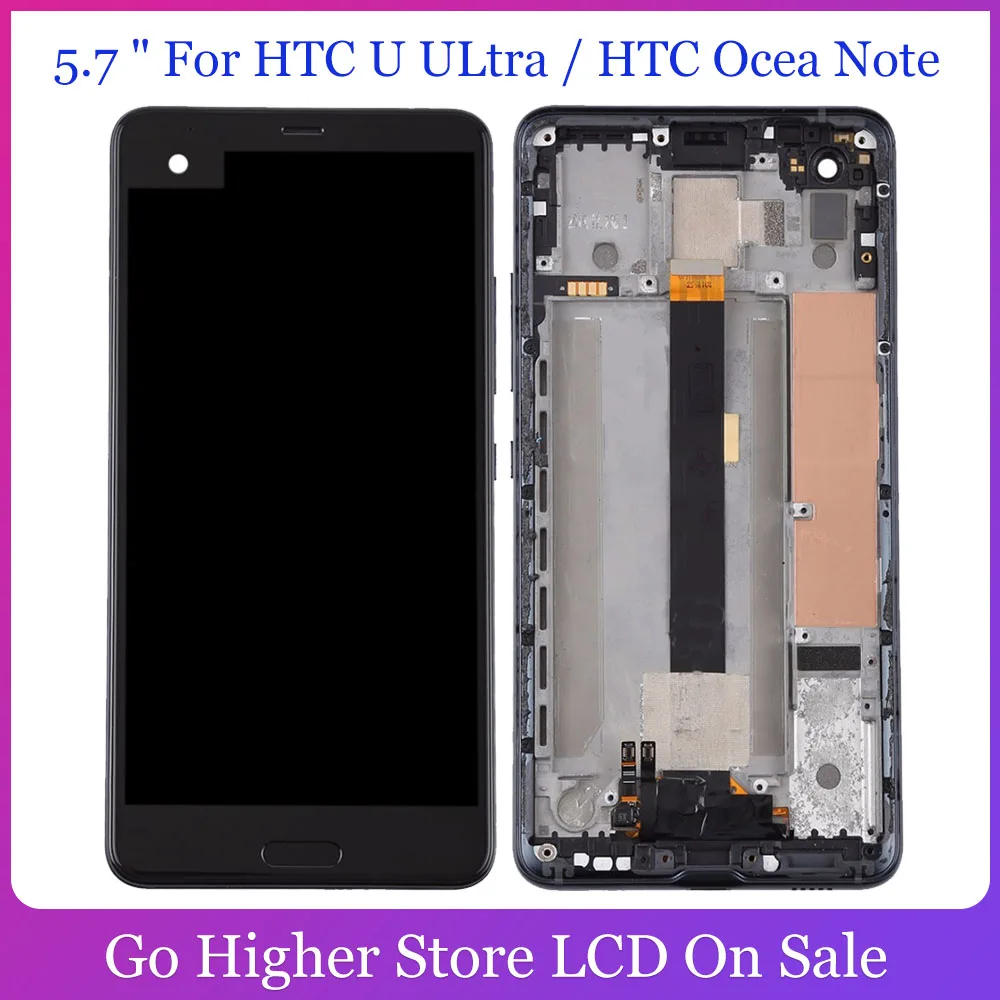 5 7 &quotдля HTC U ULtra для Ocean Примечание ЖК Дисплей кодирующий преобразователь