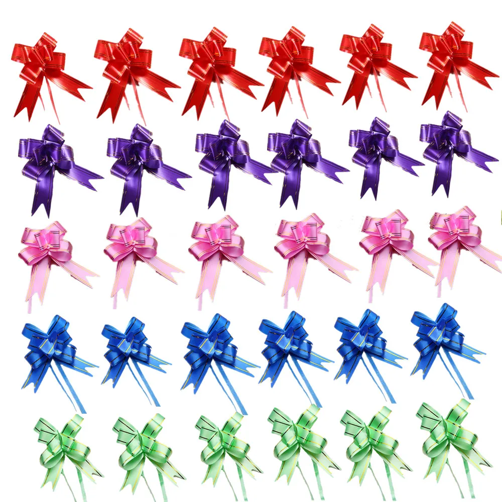 

20Pcs Hand Satin Ribbon Bows DIY Craft Supplie Wedding Party Decor Gift Packing Bowknots Sewing Headwear Accessories Appliques