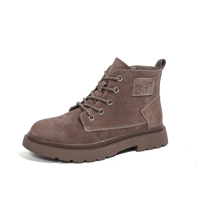 

Careaymade-Autumn&winter women's boots Martin boots women new British Wind boots anti slip handsome Casual Short Leather Boots