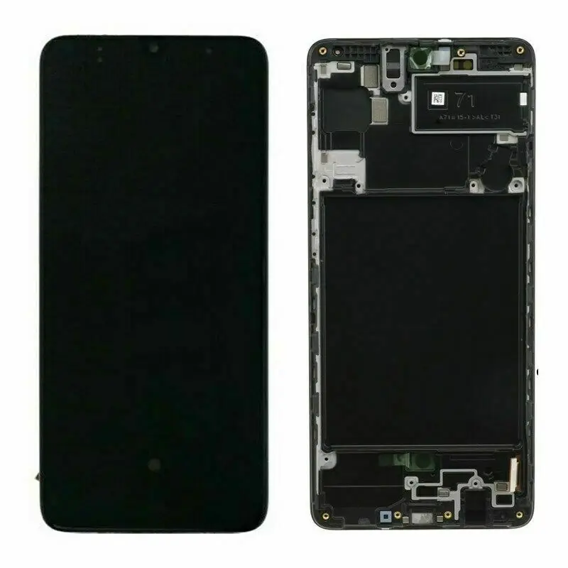 Montaje de digitalizador de pantalla t&aacute;ctil LCD para tel&eacute;fono m&oacute;vil Samsung Galaxy a71, TFT con marco adecuado para a715 a715f a715w a715x LCD-1