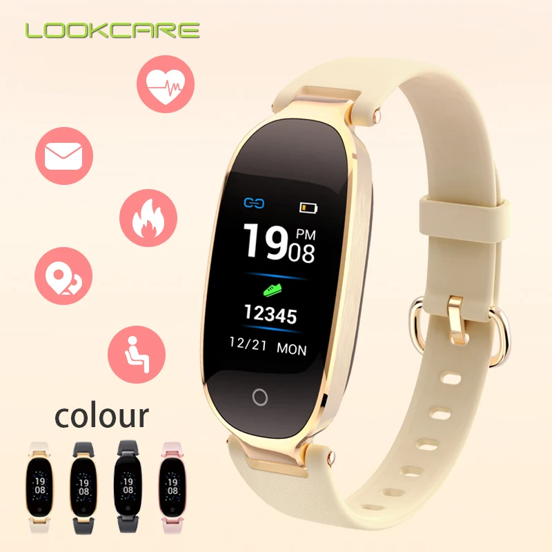 Для женщин женские S3 Bluetooths смарт-браслет IP67 фитнес-браслет с шагомером