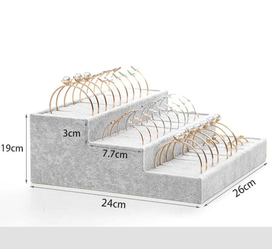 Подставка органайзер бархатная для браслетов ожерелий и ювелирных изделий