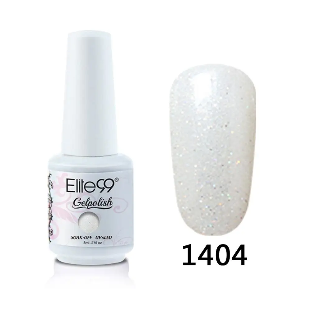 1404 Elite99 8 мл Гель-лак для ногтей Vernis Полупостоянный лак для ногтей УФ-гель лак для ногтей эмаль для маникюра Лак для ногтей - Цвет: 1404
