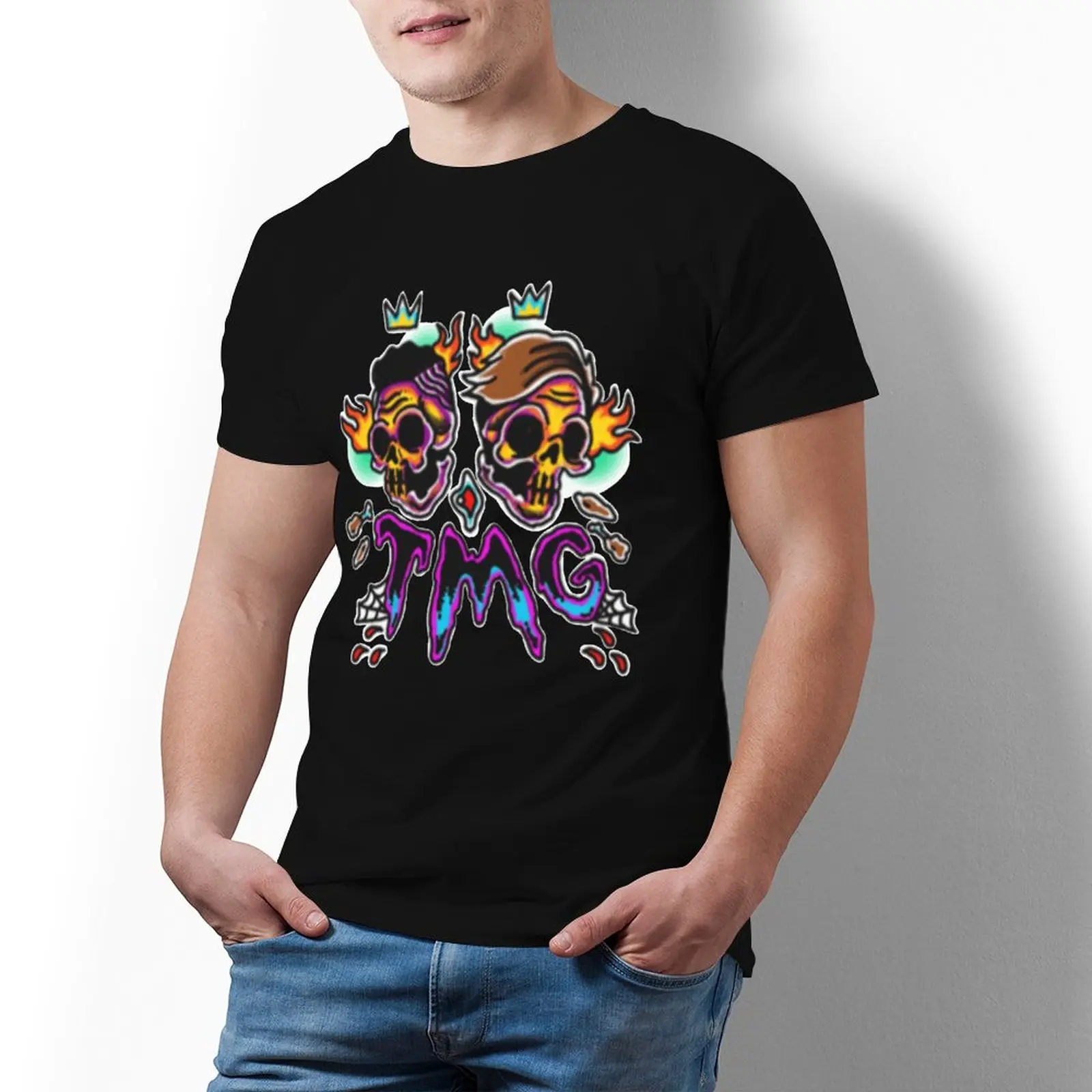 

Футболка крошечное мясо, повседневная Пляжная футболка из 100 хлопка с принтом, футболка с коротким рукавом для мужчин 5xl