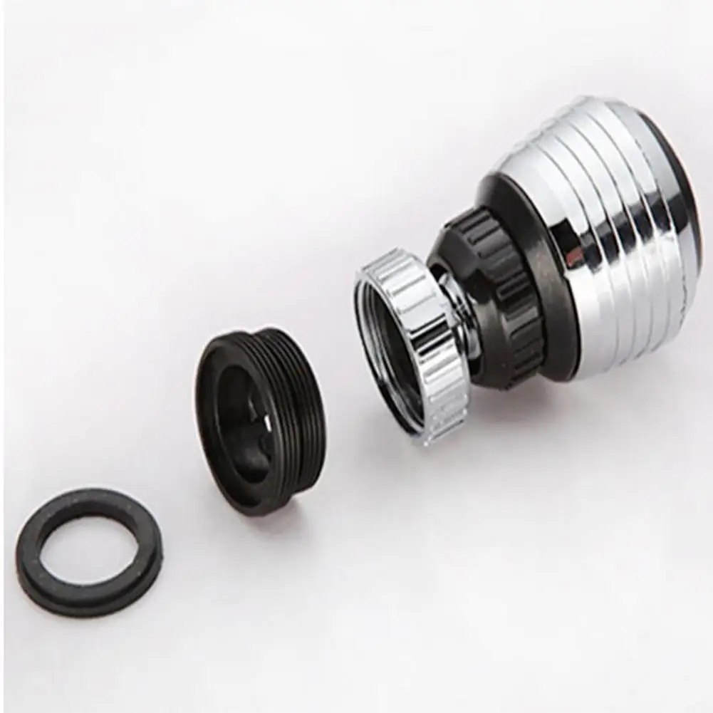 

360 Degree Rotating Faucet Filter Tip Water Bubbler Faucet Anti-splash Economizer Kitchen Supplies