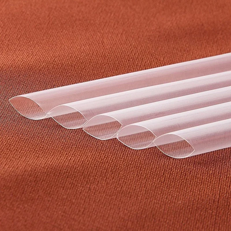 

300Pcs Smoothie Jumbo Straw Clear Plastic Drinking Straws for Milkshake Bubble Tea Jumbo Straws Fruit Shakes