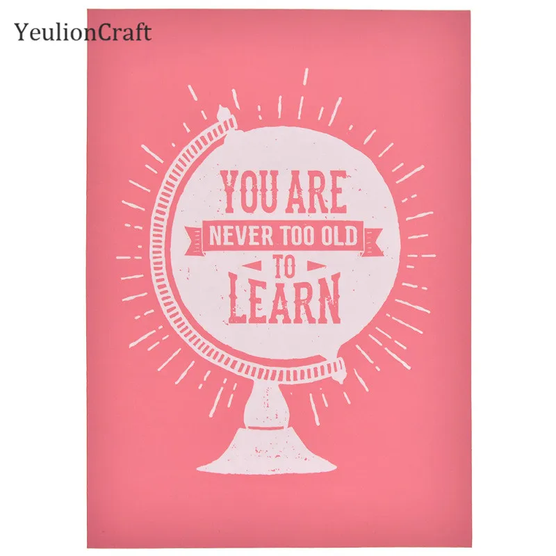 Самоклеящаяся шелковая трафаретная печать Chzimade для самостоятельной печати на