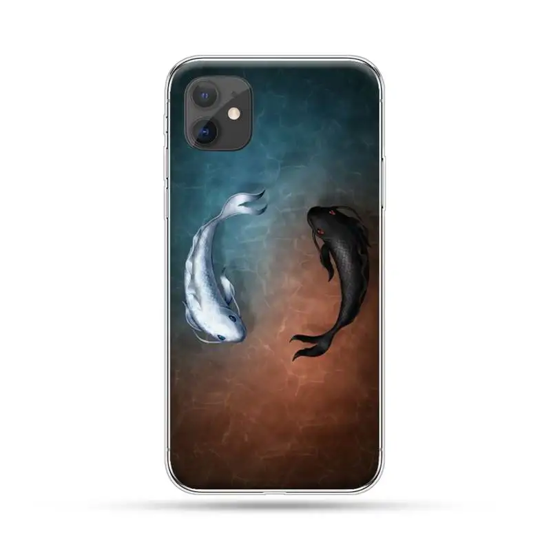 

Art painting aesthetic carp Phone Case For iphone 12 5 5s 5c se 6 6s 7 8 plus x xs xr 11 pro max mini