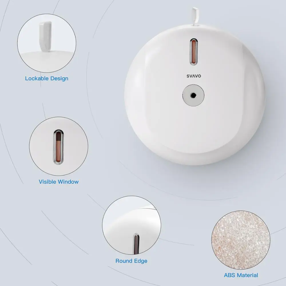 Дозатор для бумажных полотенец SVAVO настенный держатель из АБС пластика ванной и