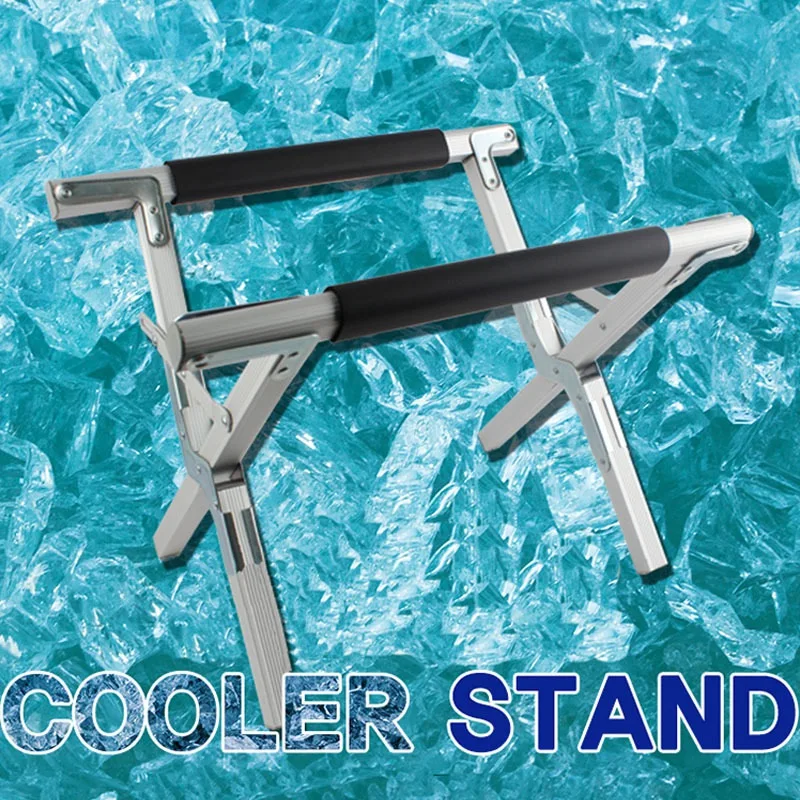 Multifunctional Aluminum Alloy Bracket Outdoor Camping Folding Portable Insulation Box Rack Bag Shelf | Спорт и развлечения