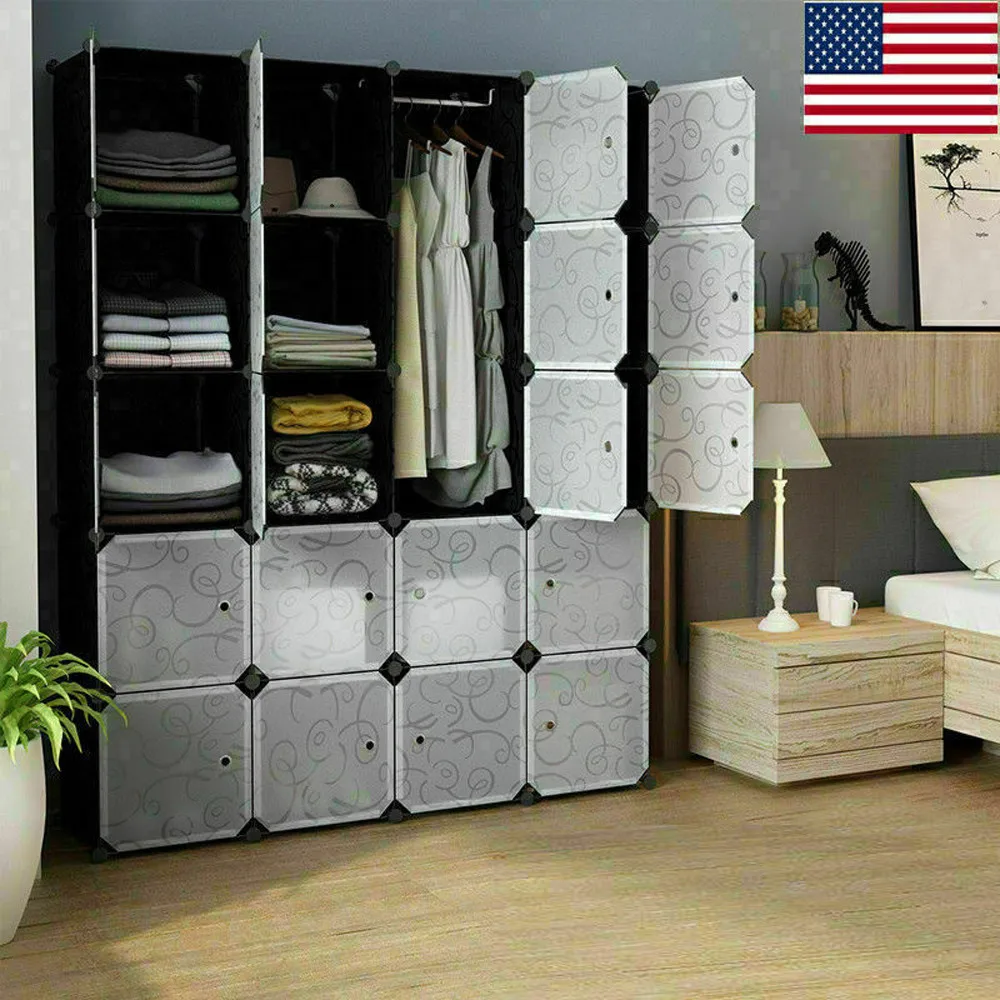 Для выведения токсинов 40 шт Куб DIY модульный Организатор гардероб шкаф для одежды