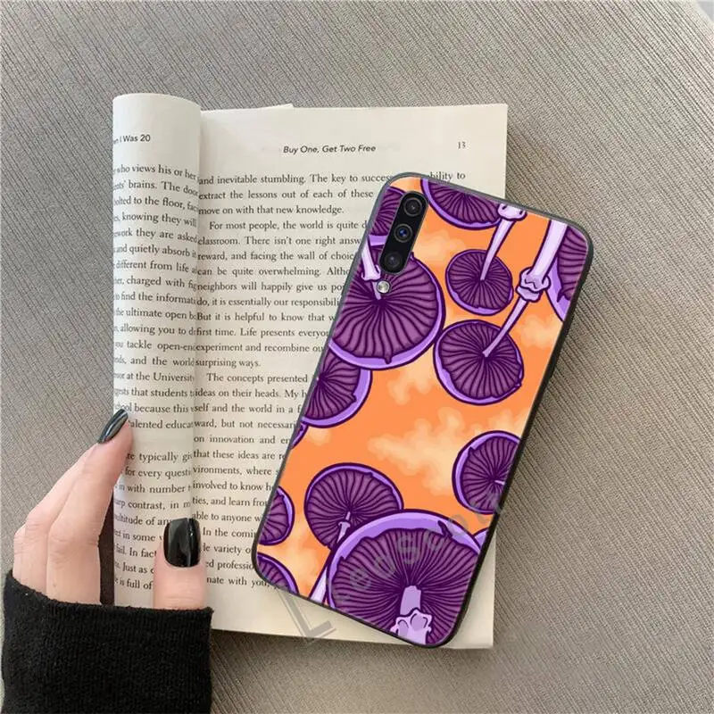 

Weird Trippy Mushroom Psychedelic Phone Case For Samsung A40 A50 A51 A71 A20E A20S S8 S9 S10 S20 Plus note 20 ultra 4G 5G