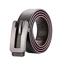 maikun genuine leather belt for men fashion high quality fashion cowhide alloy buckle belt