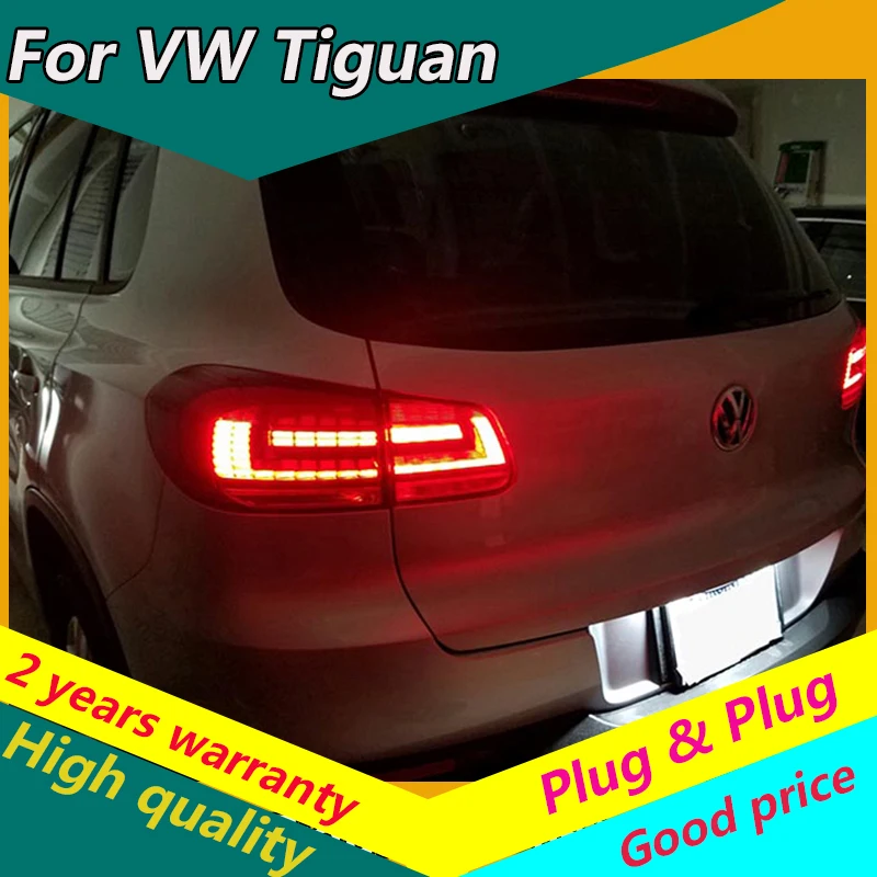 

KOWELL Car Styling for VW Tiguan Tail Lights 2013-2015 Volks Wagen New Tiguan LED Tail Light Rear Lamp DRL+Brake+Park+Signal