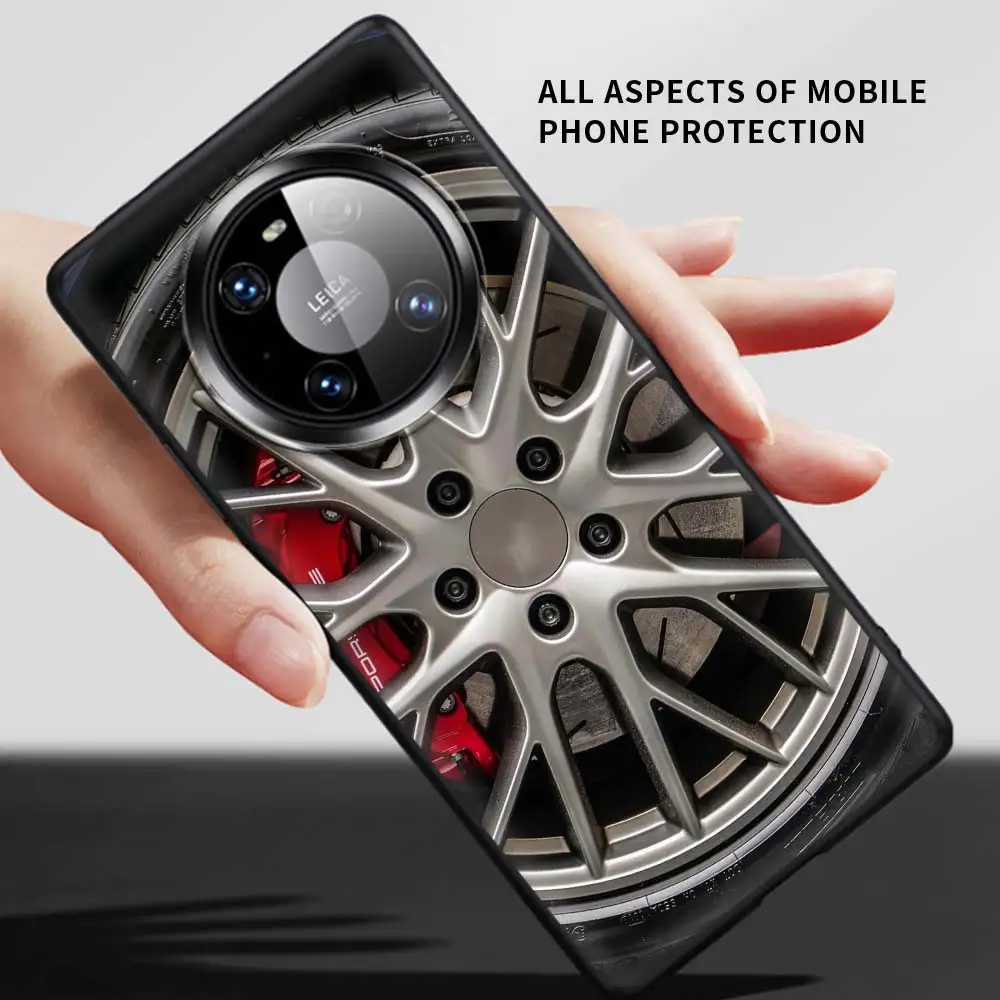 

Luxury Car Audi RS Silicone Phone Case For Huawei Y7a Y9a Y6p Y8p Y6 Y7 Y9 2019 Mate 30E 40 RS 40 Pro Plus Soft Cover Coque Capa
