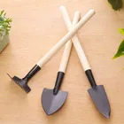 Садовая лопата для женщин и детей, набор из трех предметов, мини-инструмент для домашнего сада, Набор садовых инструментов