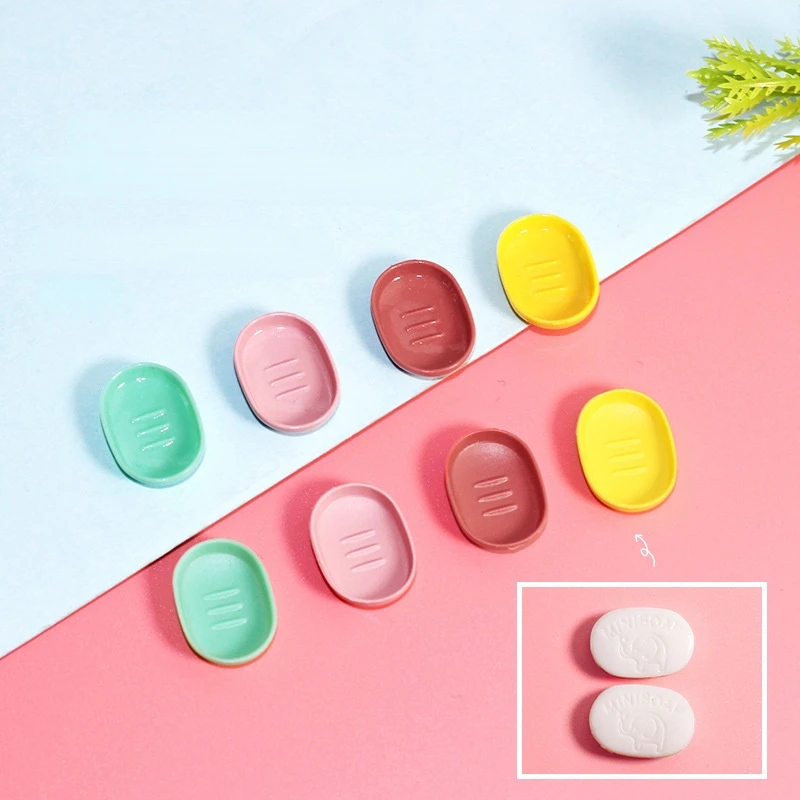 

Аксессуары для украшения кукольного домика, миниатюрная модель мыла и коробки для ванной комнаты и душа, детская игрушка для ролевых игр