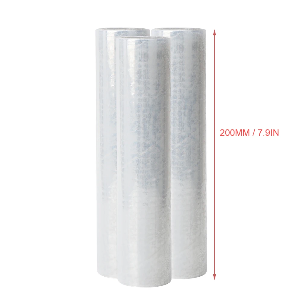 

9Pcs Home Resturant Kitchen Food Storage Preservation Bags Packaging Film Thickened Saran Wrap Vacuum Sealer Food Plastic Bags