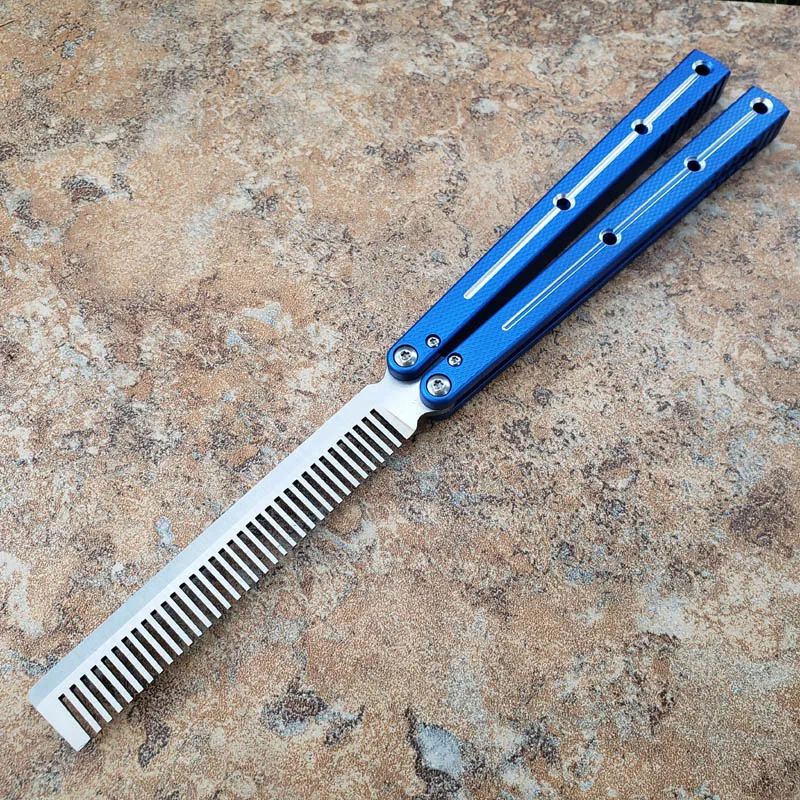 Гребень Одно синее море с интегрированной алюминиевой ручкой высокопрочный