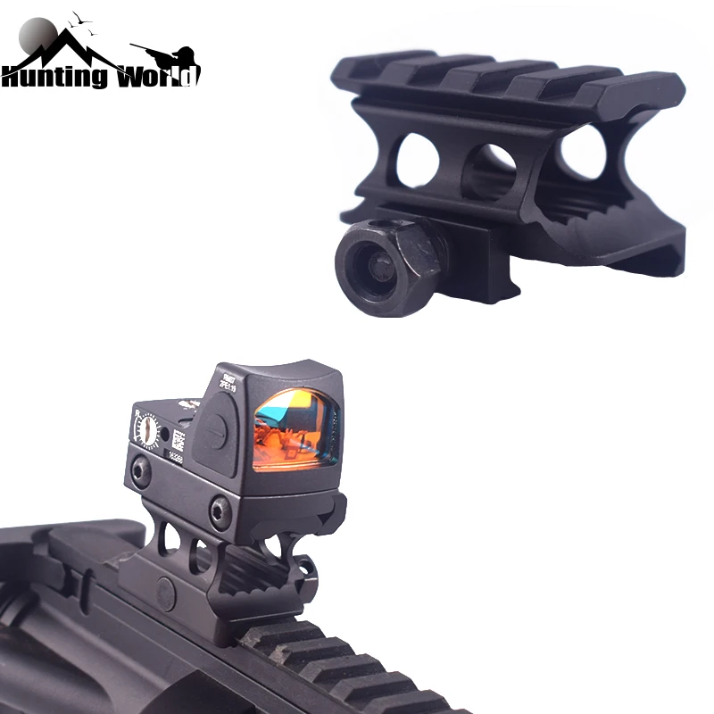 Тактический 4 слота Riser Sight Mount Raise Scope Base адаптер для охоты страйкбола Red Dot