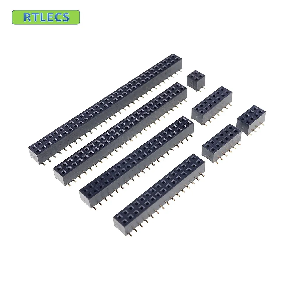 10pcs 2x3 P 6 Pin 2.0 mm Pin Header Female Dual row SMT PCB surface Mount SMD reflow solderable in bulk Rohs Lead Free images - 6