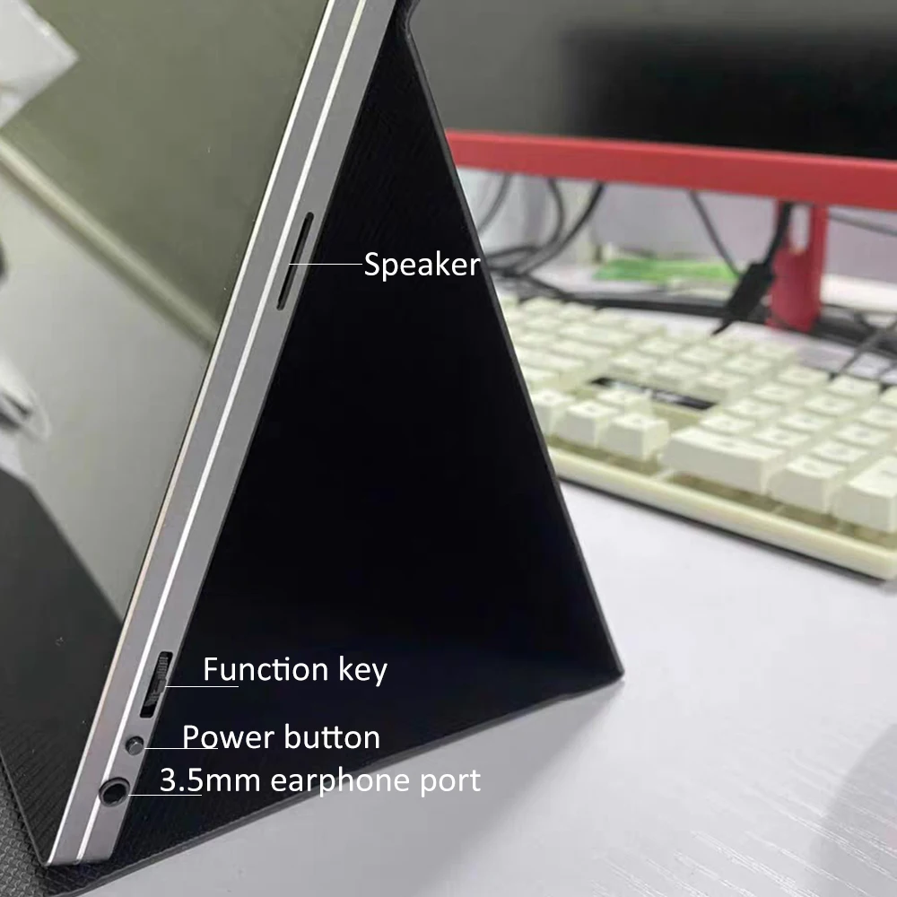 Аккумуляторная батарея 15 6 &quot4K монитор узкая рамка компьютера для ПК ноутбука