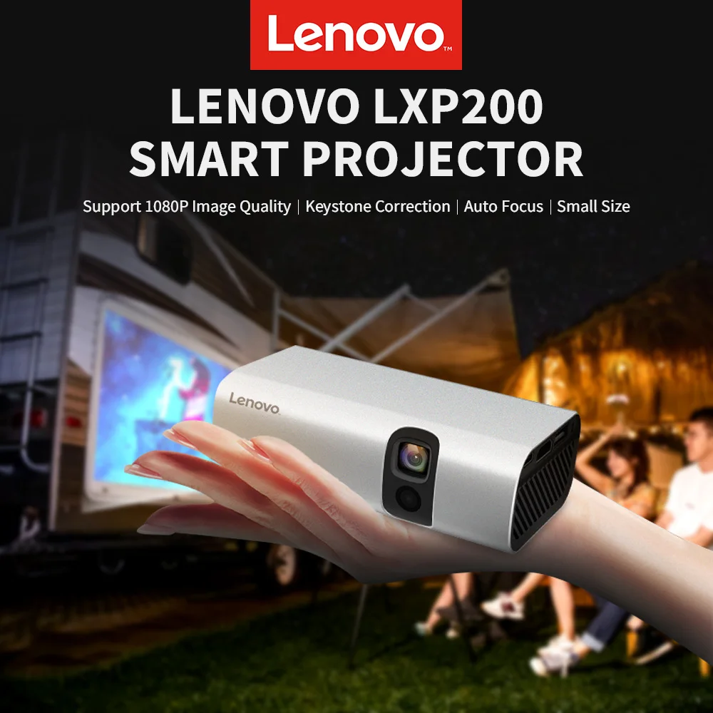 Проектор Lenovo LXP200 портативный с поддержкой разрешения 1080P 200ANSI-люмен - купить по