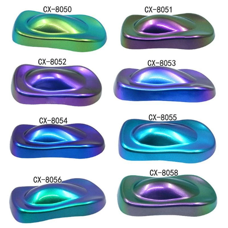 

8 Colors Chameleons Pigment Pearlescent Epoxy Resin Glitter Magic Discolored Powder Resin Colorant Jewelry Making Tools