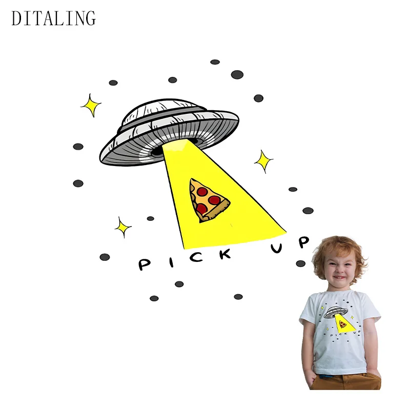 Пластырь для одежды с изображением космических кораблей мальчиков забавная