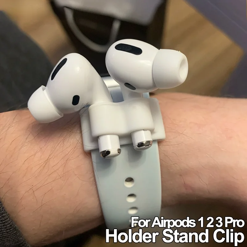 

Силиконовый держатель для наушников Apple AirPods Pro, аксессуары для беспроводных наушников с защитой от потери, подставка-держатель для Airpods 3, 2, 1