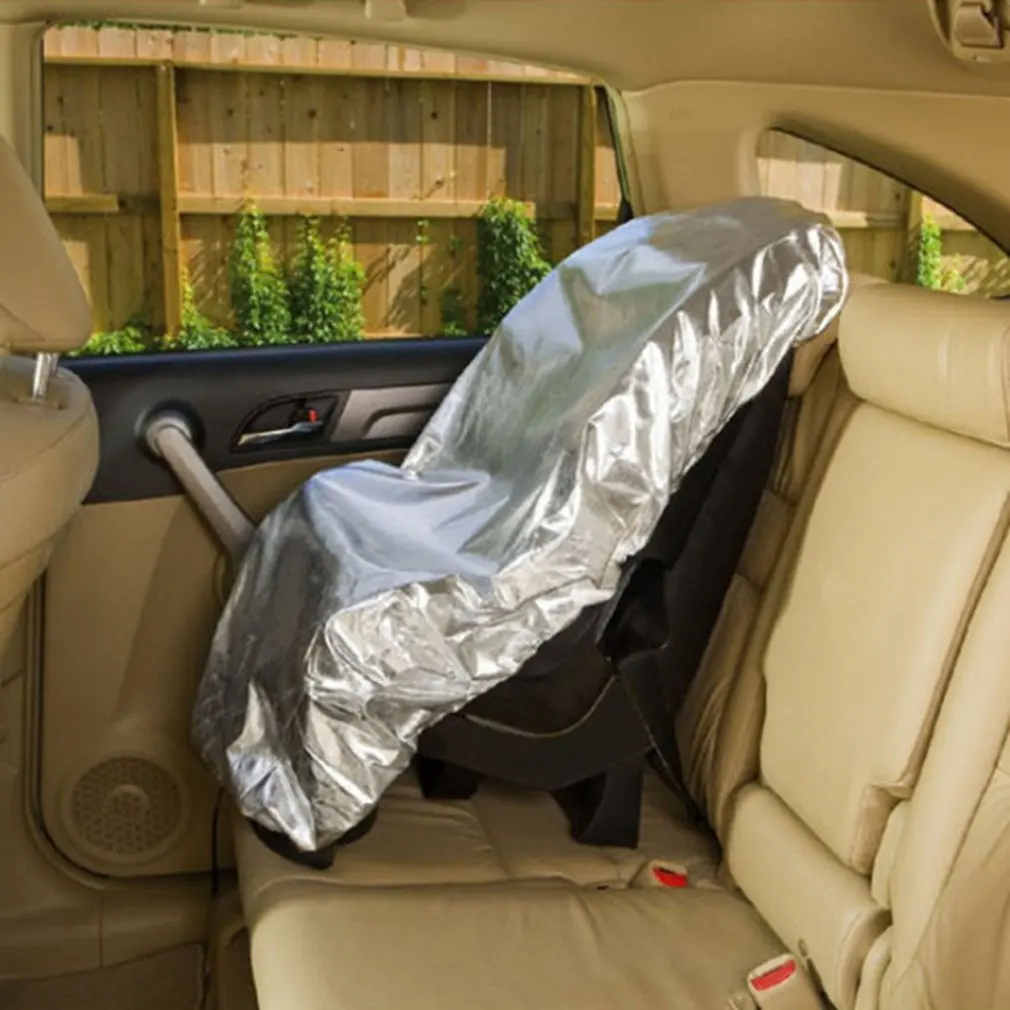 

Car Accessories Seat Kid Seat Sun Shade Protector For Children Kids Aluminium Film Sunshade UV Protector Dust Insulation Cover