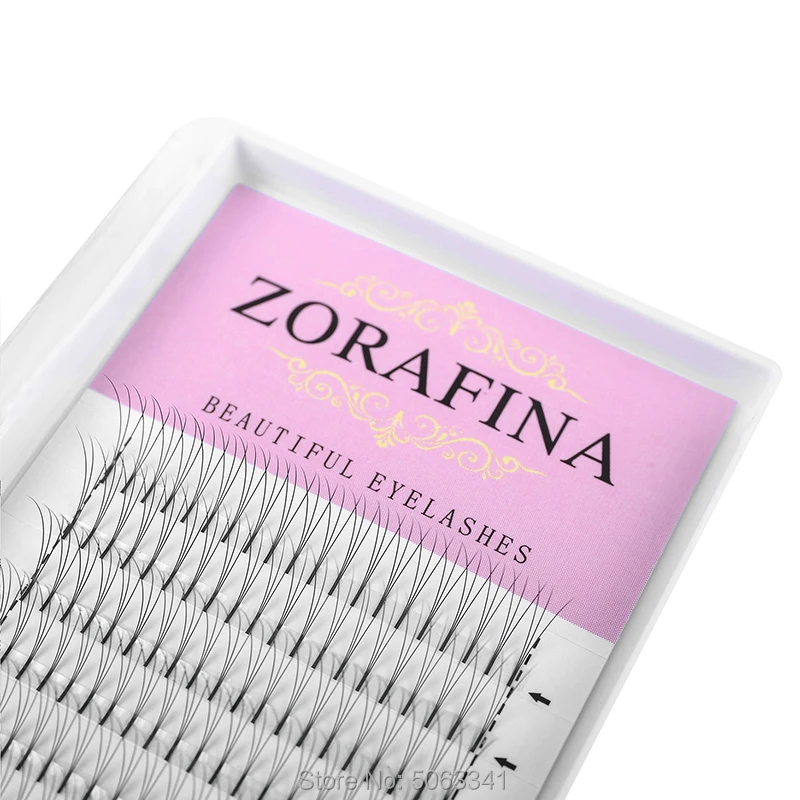 ZORAFINA 3D 4D 5D 6D 10D ресницы для наращивания ресниц индивидуальные ресницы Заводской магазин накладные глаза