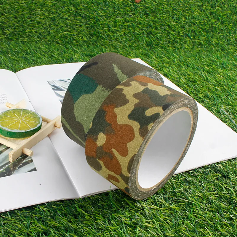 Водонепроницаемая Камуфляжная Лента самоклеящаяся прочная для кемпинга на