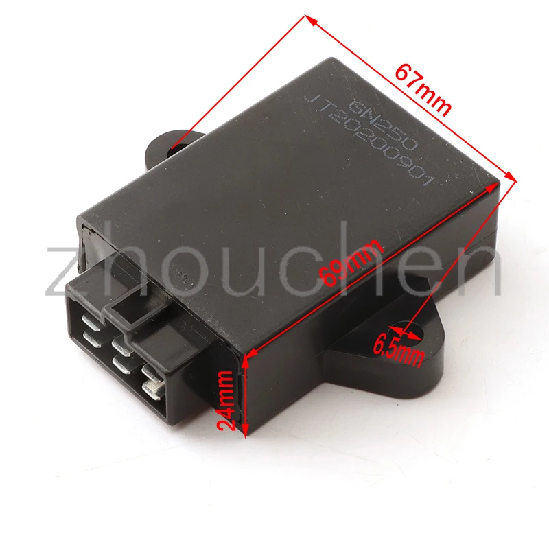 6-контактный разъем гоночный модифицированный CDI подходит для SUZUKI GN250 GN 250 Loncin 300